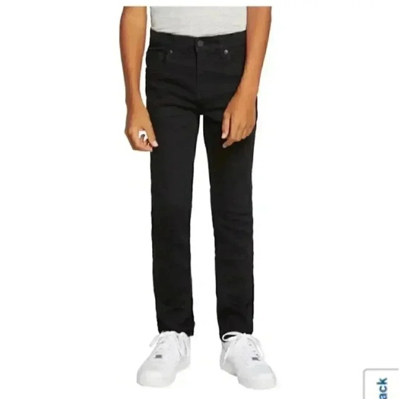 ⭐️ Levi's Big Boys 510 Skinny Fit black Jean in size 14 regular - Picture 1 of 9